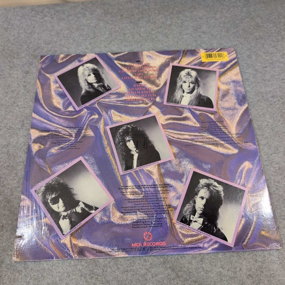 Giuffria Silk and Steel Vinyl LP 1986 MCA Records MCA-5742 Melodic Hard Rock - Picture 2 of 4